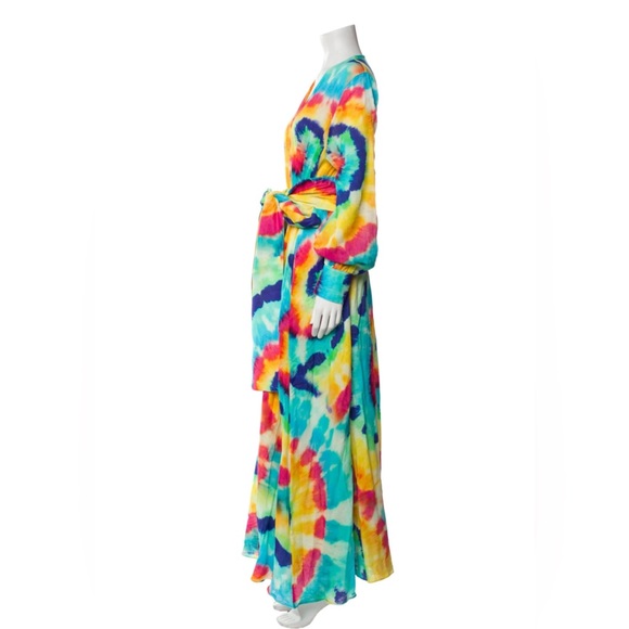 NWT Vibrant Tied -Dye Maxi Dress by Eywasouls - Picture 2 of 3